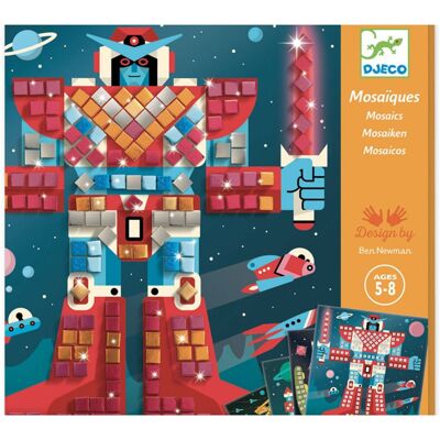 Coffrets Mosaïques Space battle - Djeco - Publicité Coffrets Mosaïques Space battle - Djeco - Publicité