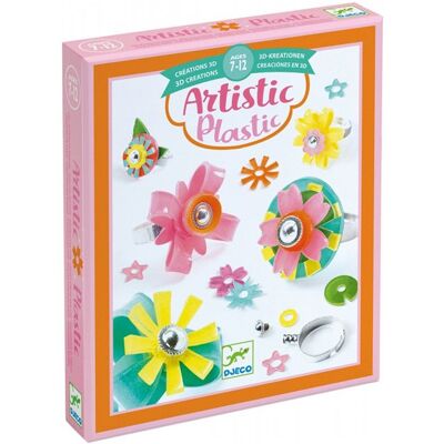 Collection de Bagues en Plastique Artistique Djeco - Coffret Bijoux pour Enfants - Publicité Collection de Bagues en Plastique Artistique Djeco - Coffret Bijoux pour Enfants - Publicité