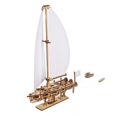 Yacht Beauté de l'océan Ugears - Puzzle 3d en bois - Publicité Yacht Beauté de l'océan Ugears - Puzzle 3d en bois - Publicité