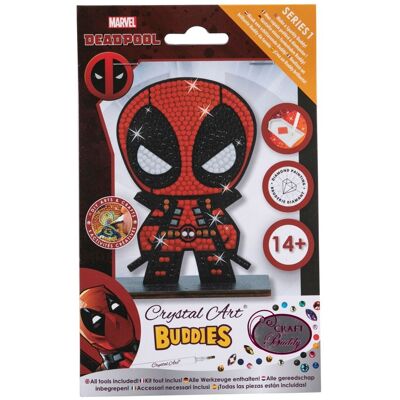 CRYSTAL ART Kit figurine à diamanter Deadpool - Publicité CRYSTAL ART Kit figurine à diamanter Deadpool - Publicité