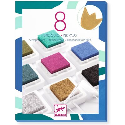 8 encreurs et 1 nettoyeur - Chic - Djeco - Publicité 8 encreurs et 1 nettoyeur - Chic - Djeco - Publicité