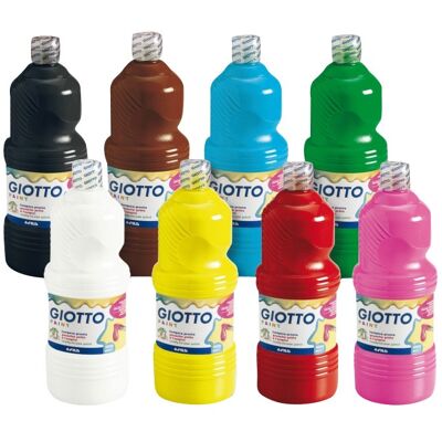 Assortiment gouache Giotto 8 x 1000 ml couleurs primaires - Publicité Assortiment gouache Giotto 8 x 1000 ml couleurs primaires - Publicité