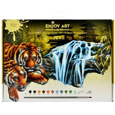 ENJOY ART - Peinture par numéros 40x30cm Sérénité - Publicité ENJOY ART - Peinture par numéros 40x30cm Sérénité - Publicité