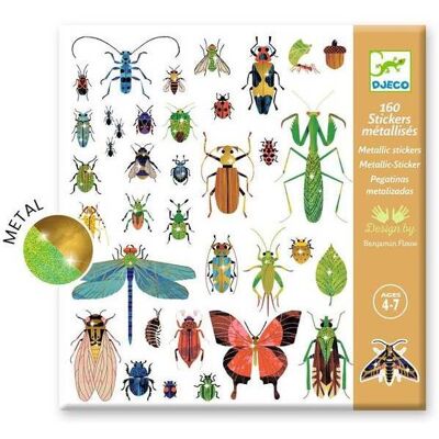 160 stickers Microcosmos métalisés - Djeco - Publicité 160 stickers Microcosmos métalisés - Djeco - Publicité