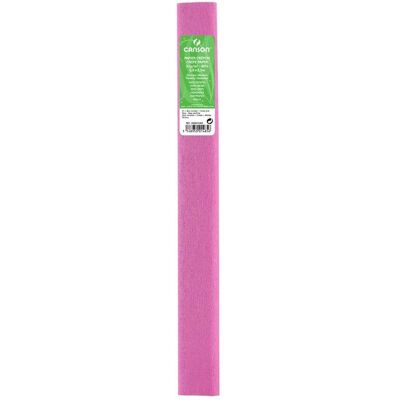 Rouleau papier crepon Canson standard 50 x 250 cm 30G/M² Rose 61 - Publicité Rouleau papier crepon Canson standard 50 x 250 cm 30G/M² Rose 61 - Publicité