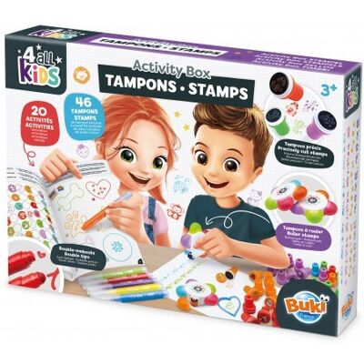 Buki France Activity Box Tampons - Buki - Publicité Buki France Activity Box Tampons - Buki - Publicité