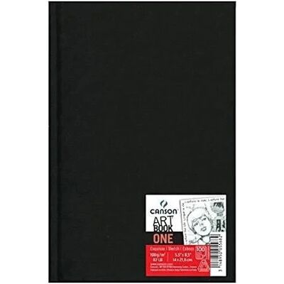 Art book One 98 feuilles 14x21,6cm 100 g/m2 - Canson - Publicité Art book One 98 feuilles 14x21,6cm 100 g/m2 - Canson - Publicité