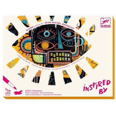 Inspired By JM Basquiat : Brooklyn - Djeco - Publicité Inspired By JM Basquiat : Brooklyn - Djeco - Publicité