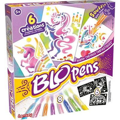 Blopens : Atelier Chevaux fantastiques - Lansay - Publicité Blopens : Atelier Chevaux fantastiques - Lansay - Publicité