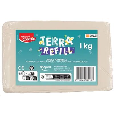 Terra Pottery : Recharge pain d'argile 1kg - Maped - Publicité Terra Pottery : Recharge pain d'argile 1kg - Maped - Publicité