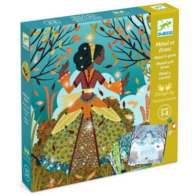 Coffret Métal et Strass Des robes couleur du temps - Djeco - Publicité Coffret Métal et Strass Des robes couleur du temps - Djeco - Publicité