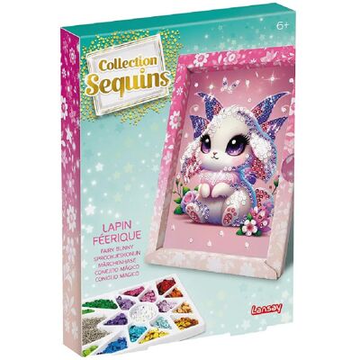 Lansay Collection Sequins Lapin Féérique - Publicité Lansay Collection Sequins Lapin Féérique - Publicité