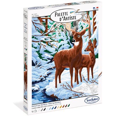 SentoSphère Palette d'artiste - Les Cerfs - Publicité SentoSphère Palette d'artiste - Les Cerfs - Publicité