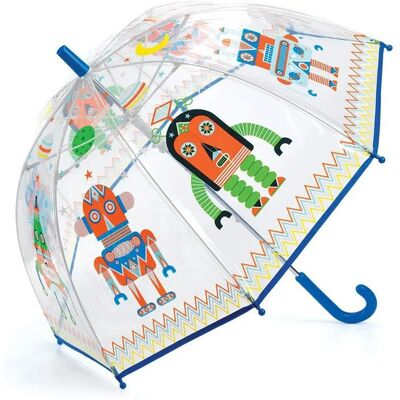 Djeco Little Big Room - Parapluie Robots - Publicité Djeco Little Big Room - Parapluie Robots - Publicité