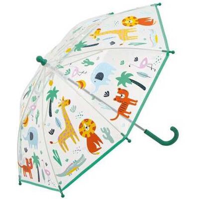 Parapluie Jungle transparent et magique - Little L - Publicité Parapluie Jungle transparent et magique - Little L - Publicité