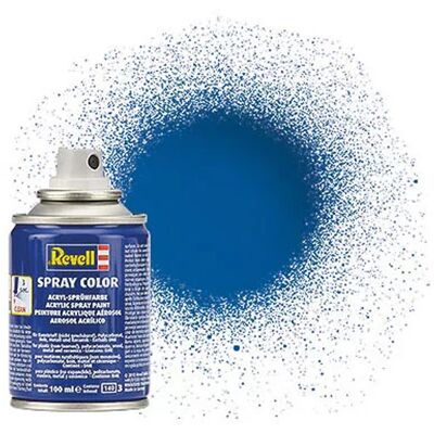 Aérosol Acrylique Spray Couleur Brillant "Bleu" 100ml - Revell - Publicité Aérosol Acrylique Spray Couleur Brillant "Bleu" 100ml - Revell - Publicité