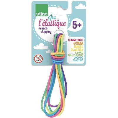 Jeu de l'élastique - Vilac - Publicité Jeu de l'élastique - Vilac - Publicité