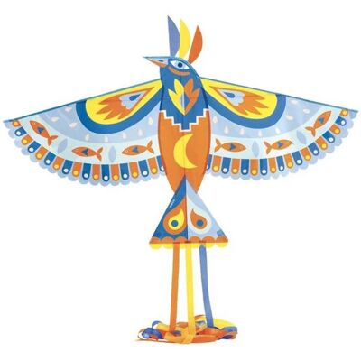 Djeco Modèle Sarkan To Poyli - Cerf-volant Oiseau Multicolore - Type de Produit - Publicité Djeco Modèle Sarkan To Poyli - Cerf-volant Oiseau Multicolore - Type de Produit - Publicité