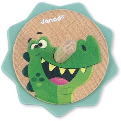 Toupie Crocodile Applepop - Janod - Publicité Toupie Crocodile Applepop - Janod - Publicité