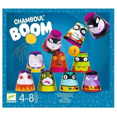 Jeu de Chamboule-tout : Chamboul Boom - Djeco - Publicité Jeu de Chamboule-tout : Chamboul Boom - Djeco - Publicité