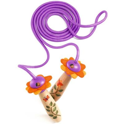 Corde à sauter ajustable Florita - Djeco - Publicité Corde à sauter ajustable Florita - Djeco - Publicité