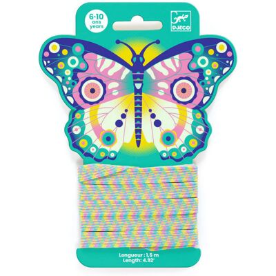 Jeu de l'élastique Papillon - Djeco - Publicité Jeu de l'élastique Papillon - Djeco - Publicité