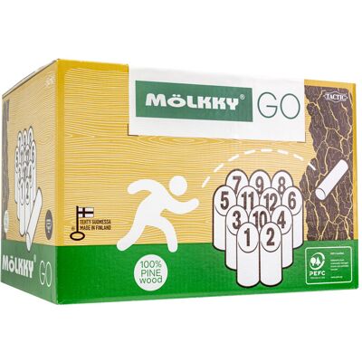 Tactic Mölkky Go - Taille compétition - Publicité Tactic Mölkky Go - Taille compétition - Publicité