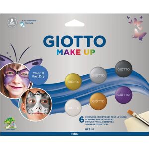 Set 6 x 5 ml FacePaint Giotto MakeUp Metallic - Publicité Set 6 x 5 ml FacePaint Giotto MakeUp Metallic - Publicité