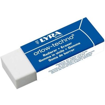 Gomme Lyra Orlow Techno Vynil - Publicité Gomme Lyra Orlow Techno Vynil - Publicité