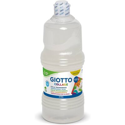 Flacon Giotto Collage 1 kg transparent - Publicité Flacon Giotto Collage 1 kg transparent - Publicité