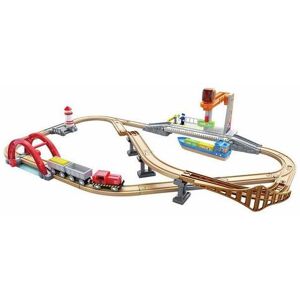 Circuit de train de cargaison avec port maritime - Hape - Publicité Circuit de train de cargaison avec port maritime - Hape - Publicité