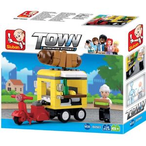 Town Business Street : Hot-dog Dinning Car 112 pcs - Sluban - Publicité Town Business Street : Hot-dog Dinning Car 112 pcs - Sluban - Publicité