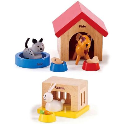Hape Animaux de la famille - Accessoires de poupée - Publicité Hape Animaux de la famille - Accessoires de poupée - Publicité