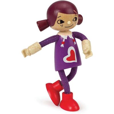 Poupée en bois fille - Hape - Publicité Poupée en bois fille - Hape - Publicité
