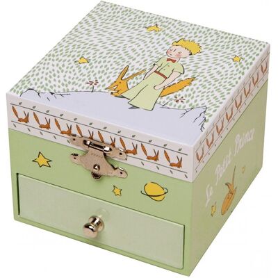 Coffret Musique Cube Phosphorescent Le Petit Prince Jardin - Trousselier - Publicité Coffret Musique Cube Phosphorescent Le Petit Prince Jardin - Trousselier - Publicité