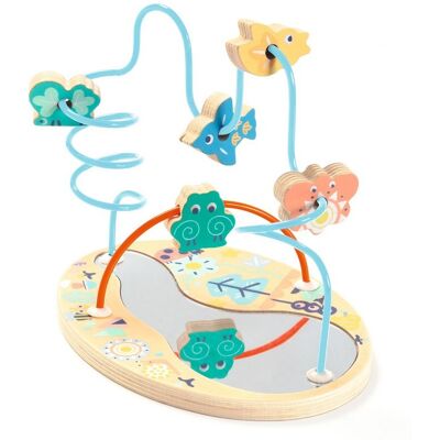Djeco Baby Loopi - Jouet bébé - Boucles en l'air - Bois FSC - Publicité Djeco Baby Loopi - Jouet bébé - Boucles en l'air - Bois FSC - Publicité