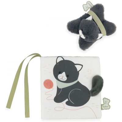 Kaloo Livre Bébé - Chat Marshmallow - Dès la Naissance - Publicité Kaloo Livre Bébé - Chat Marshmallow - Dès la Naissance - Publicité