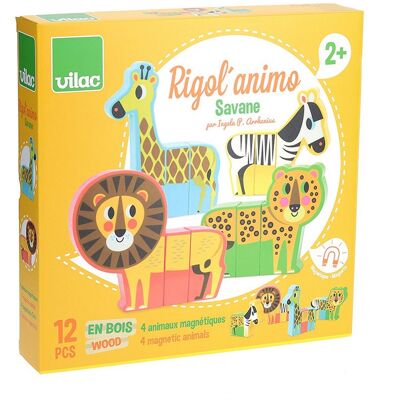Vilac Rigol'animo Savane Ingela P. Arrhenius - Publicité Vilac Rigol'animo Savane Ingela P. Arrhenius - Publicité