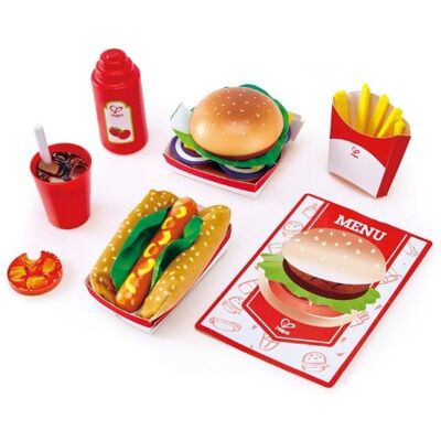 Set de Fast-food - Hape - Publicité Set de Fast-food - Hape - Publicité