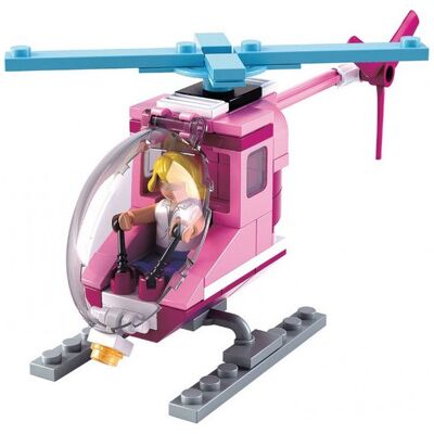 Girls Dream-Helicopter 78 pcs - Sluban - Publicité Girls Dream-Helicopter 78 pcs - Sluban - Publicité