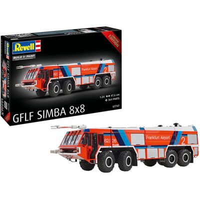 Maquette Camion de Pompier GFLF Simba 8x8 Echelle 1:24 Level 5 - Revell - Publicité Maquette Camion de Pompier GFLF Simba 8x8 Echelle 1:24 Level 5 - Revell - Publicité