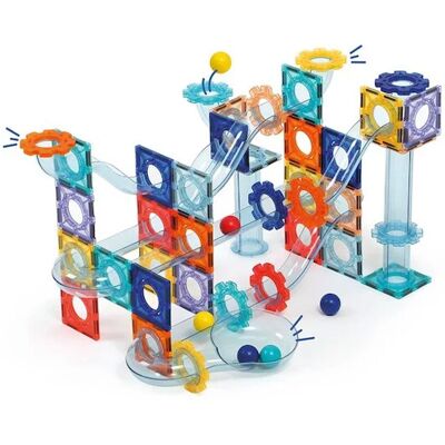 Magnetic Circuit 80 pcs - Ludi - Publicité Magnetic Circuit 80 pcs - Ludi - Publicité