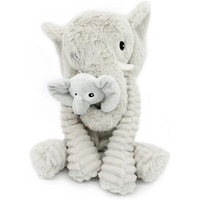 Les Déglingos Peluche Éléphant Maman et Bébé - Publicité Les Déglingos Peluche Éléphant Maman et Bébé - Publicité