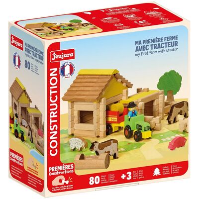 Ma première Ferme avec tracteur 80 pcs - Jeujura - Publicité Ma première Ferme avec tracteur 80 pcs - Jeujura - Publicité