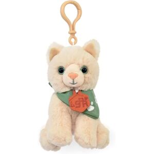 Porte clé : Bijou de sac X SPA Chat Beige