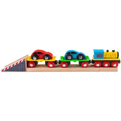 BigJigs Toys Chargeur de voitures Car Loader - BigJigs - Publicité BigJigs Toys Chargeur de voitures Car Loader - BigJigs - Publicité