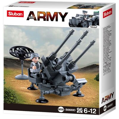 Army WWII : Artillerie allemande 96 pcs - Sluban - Publicité Army WWII : Artillerie allemande 96 pcs - Sluban - Publicité