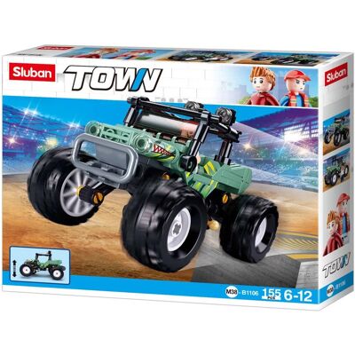 Town Construction : Véhicule tout-terrain vert 155 pcs - Sluban - Publicité Town Construction : Véhicule tout-terrain vert 155 pcs - Sluban - Publicité