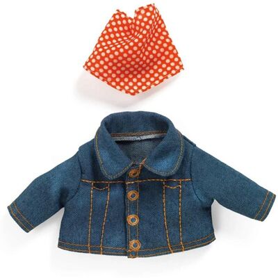 Veste Bleue Pour Poupée Djeco - Vêtements de Poupée - Publicité Veste Bleue Pour Poupée Djeco - Vêtements de Poupée - Publicité