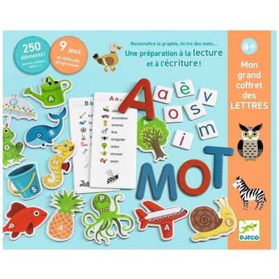 Mon Grand Coffret des lettres - Djeco - Publicité Mon Grand Coffret des lettres - Djeco - Publicité